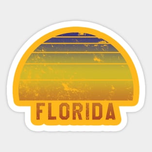 Florida Retro Vintage 70s Throwback Sticker